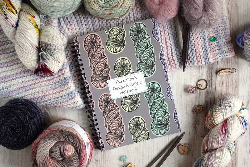 The Knitter's Design & Project Notebook / Pastel Rainbow