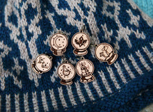 Load image into Gallery viewer, Crystal Ball Knitting Stitch Markers Set of 6
